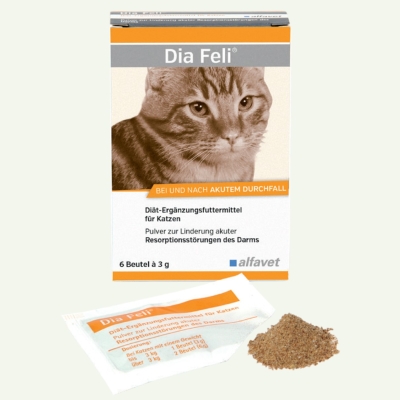 alfavet Dia Feli 6x3g für Katzen - Ergänzungsfuttermittel
