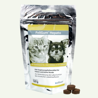 alfavet FeliGum Hepato 120g für Tiere - Ergänzungsfuttermittel