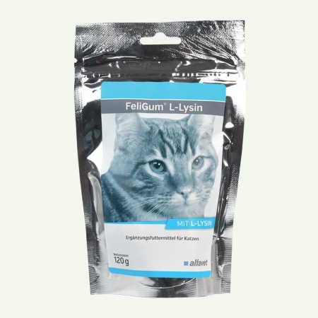 alfavet FeliGum L-Lysin 120g für Katze