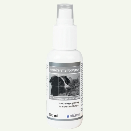 alfavet HexoCare SilberSpray 100ml für Hund und Katze